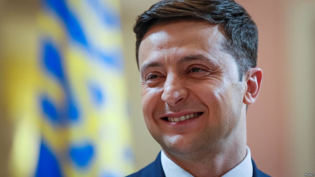 A comedian gets one step closer to becoming Ukrainian president 
