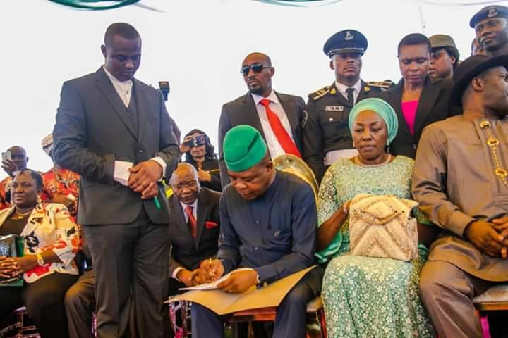 Emeka Ihedioha sworn in as Imo state governor (Photos)