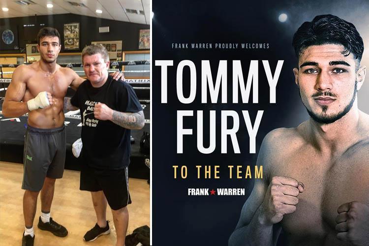 Fury's brother signs pitches tent with Frank Warren | Plus ...