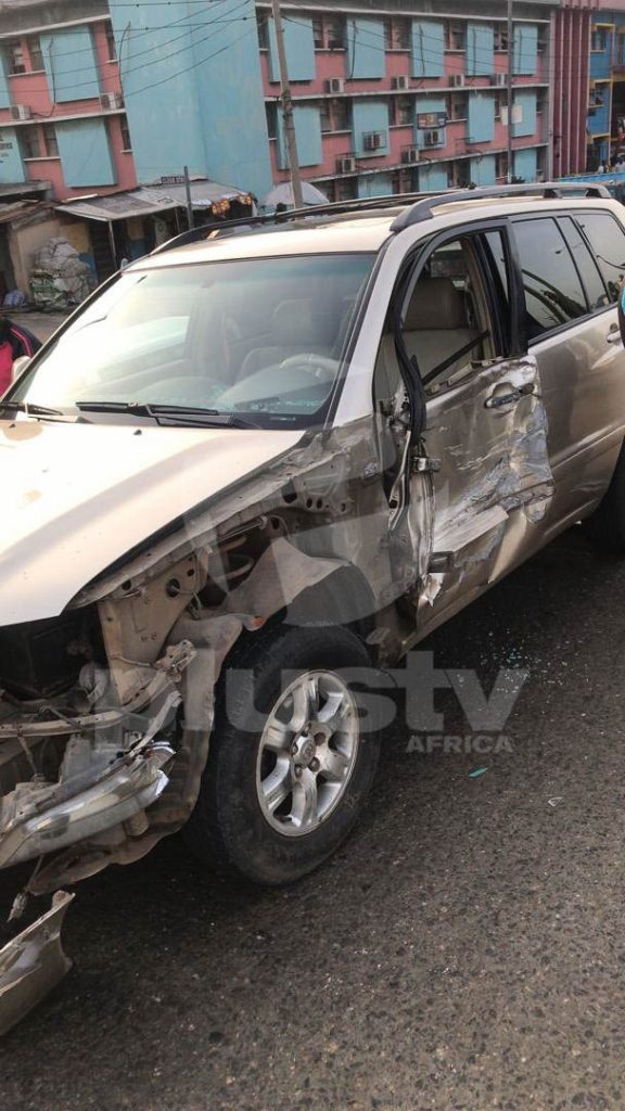 Baby, mother, survives ghastly motor accident on Ojuelegba bridge (Photos)