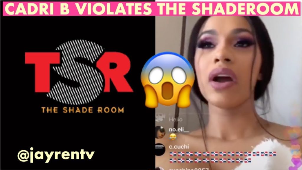 Shade Room gets called out by Cardi B 