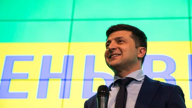 A comedian gets one step closer to becoming Ukrainian president 