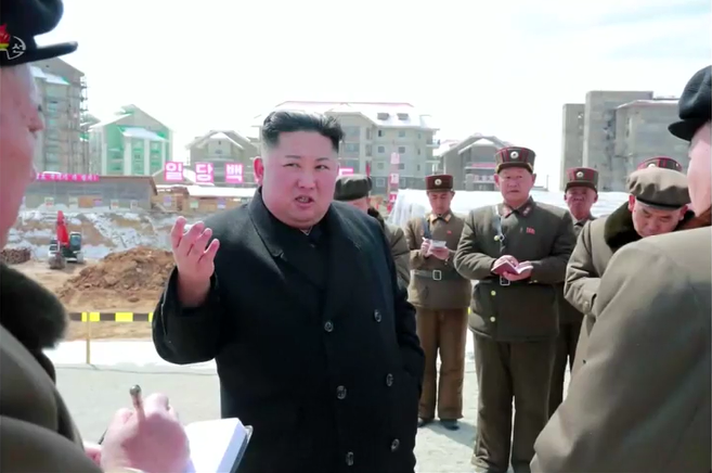 See what North Korean did at a construction site in the country (Photos)